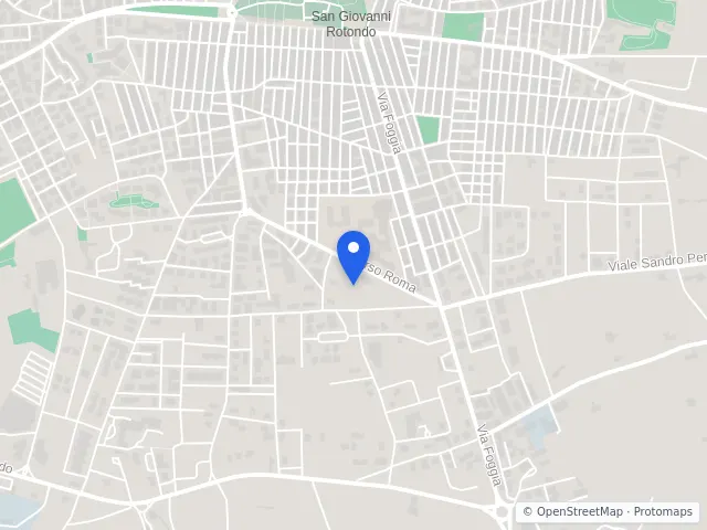 Mappa di San Giovanni Rotondo, Foggia