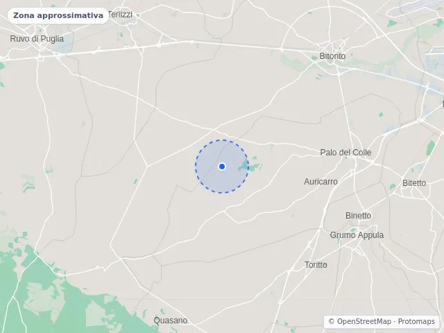 Mappa di Bitonto, Bari