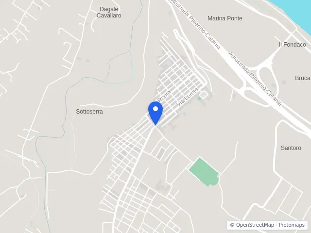 Mappa di Altavilla Milicia, Palermo