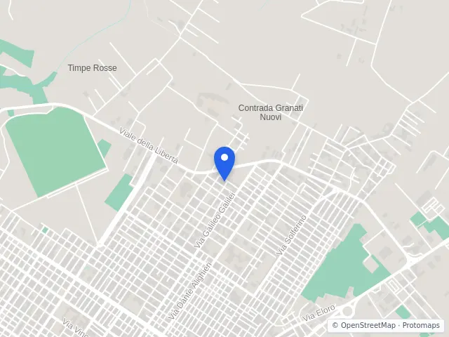 Mappa di Rosolini, Siracusa
