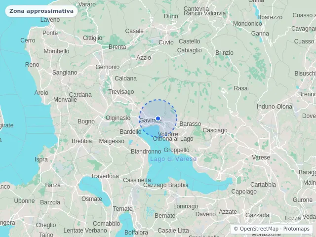 Mappa di Gavirate, Varese