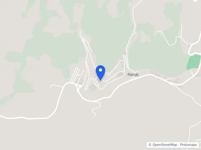Mappa di Rende, Cosenza