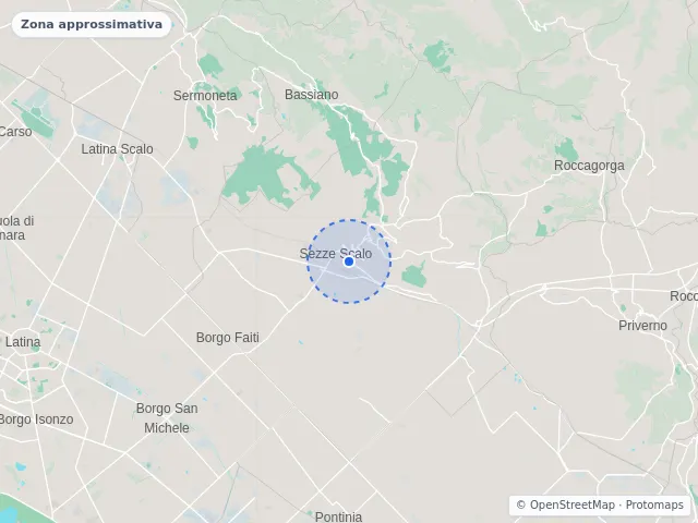 Mappa di Sezze, Latina