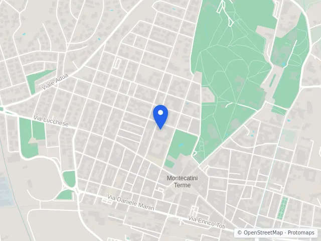 Mappa di Montecatini-Terme, Pistoia