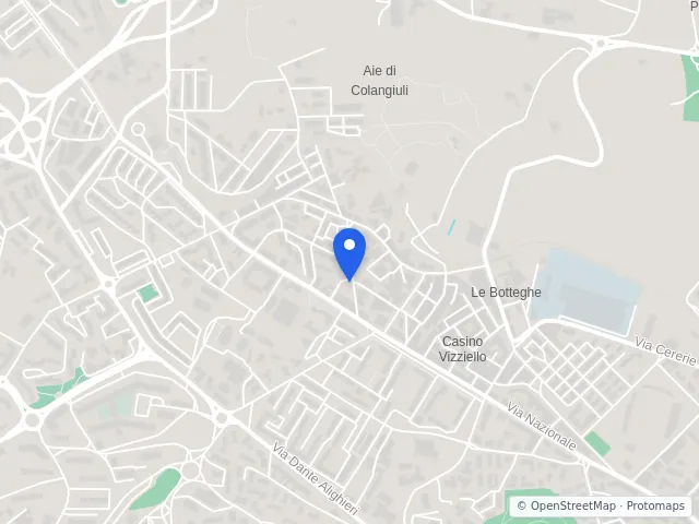 Mappa di Matera
