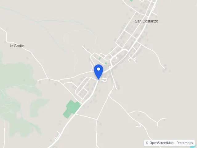 Mappa di San Costanzo, Pesaro e Urbino