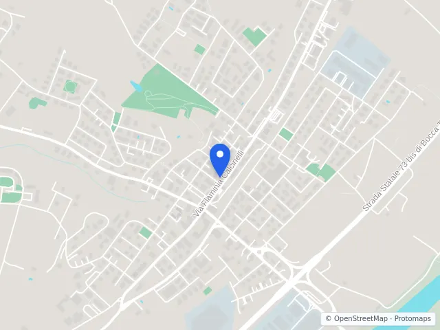 Mappa di Colli al Metauro, Pesaro e Urbino