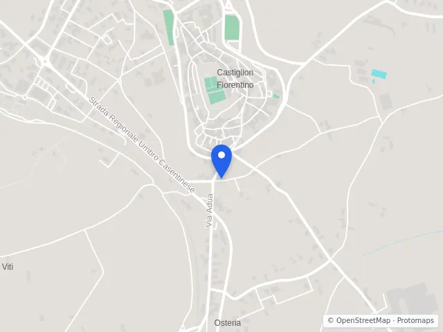 Mappa di Castiglion Fiorentino, Arezzo