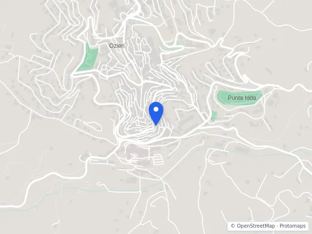 Mappa di Ozieri, Sassari
