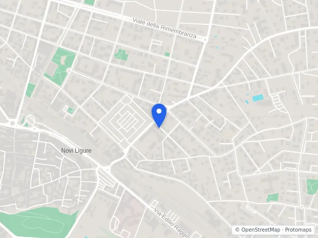 Mappa di Novi Ligure, Alessandria