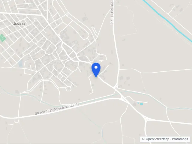 Mappa di Ussana, Sud Sardegna