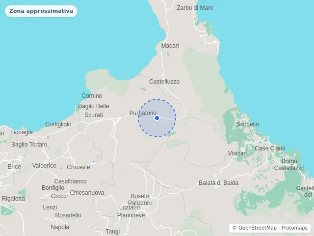Mappa di Custonaci, Trapani