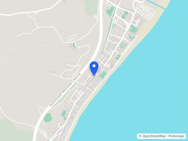 Mappa di Sant'Alessio Siculo, Messina