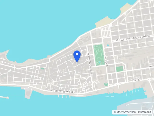 Mappa di Trapani