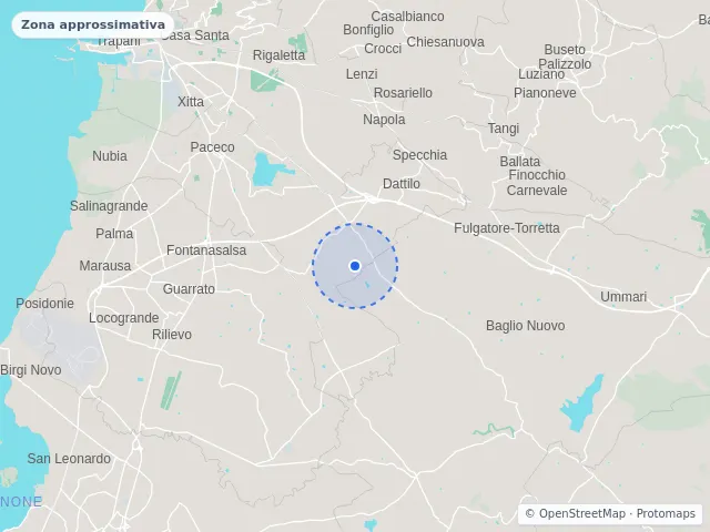 Mappa di Trapani