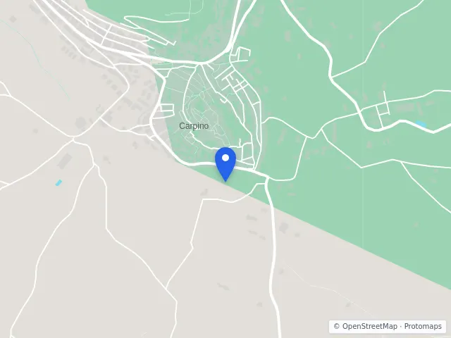 Mappa di Carpino, Foggia