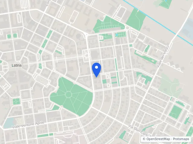 Mappa di Latina