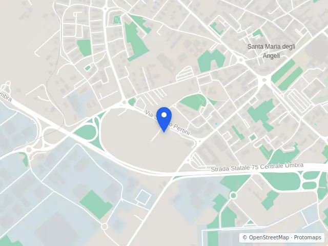 Mappa di Assisi, Perugia