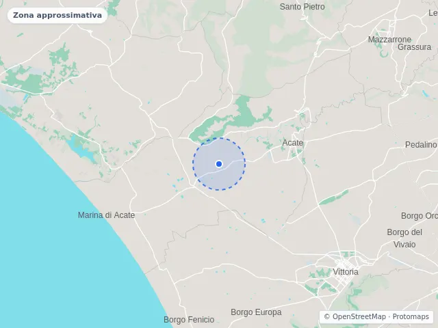 Mappa di Acate, Ragusa