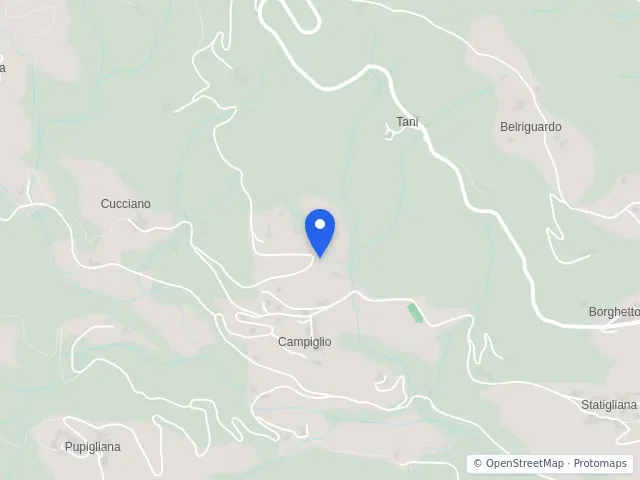Mappa di Pistoia