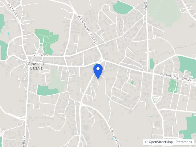 Mappa di Gravina di Catania, Catania