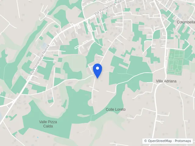Mappa di Palestrina, Roma