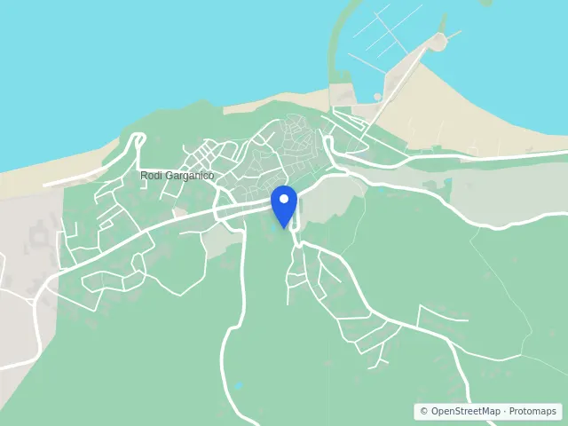 Mappa di Rodi Garganico, Foggia