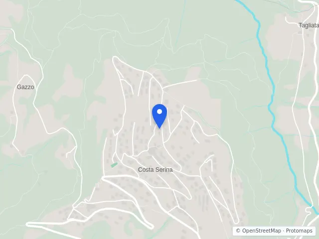 Mappa di Serina, Bergamo