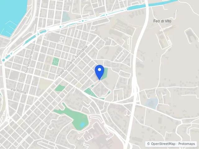 Mappa di Reggio di Calabria