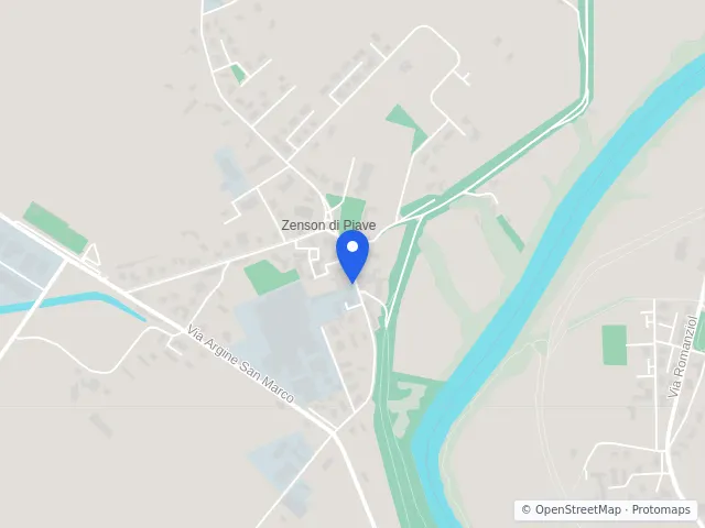 Mappa di Zenson di Piave, Treviso