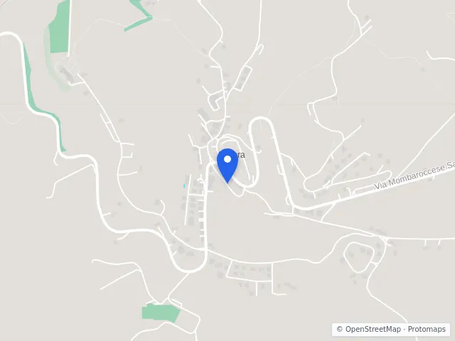 Mappa di Colli al Metauro, Pesaro e Urbino