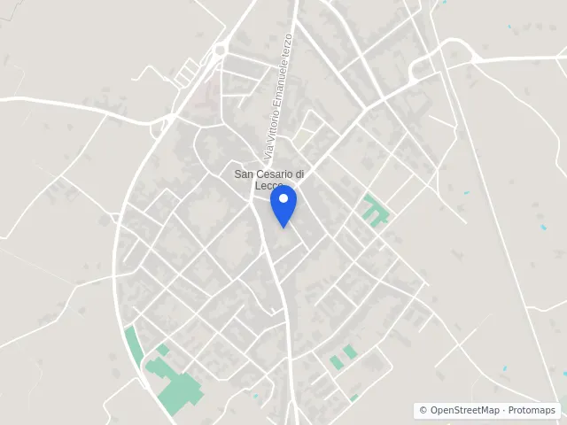 Mappa di San Cesario di Lecce, Lecce
