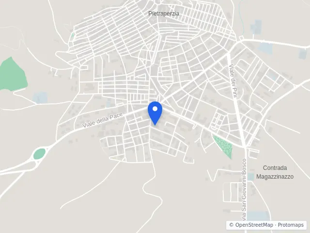 Mappa di Pietraperzia, Enna