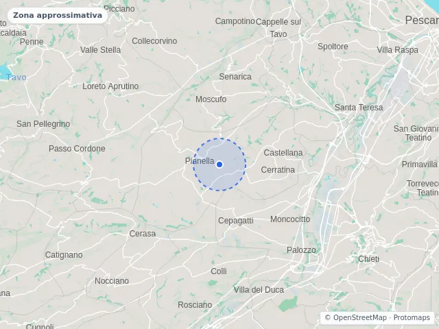 Mappa di Pianella, Pescara