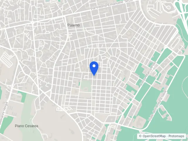 Mappa di Paternò, Catania