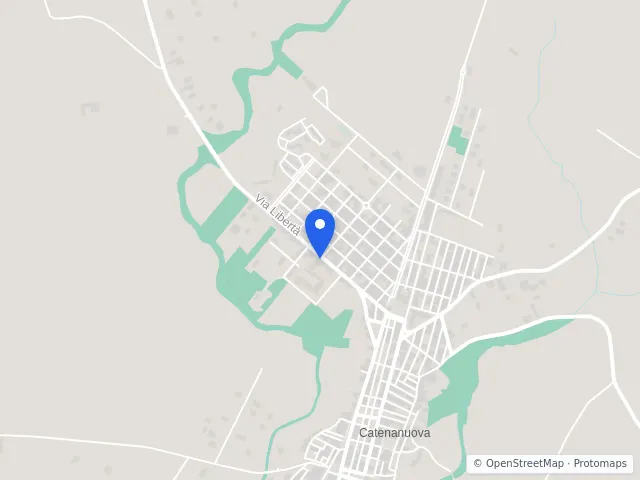 Mappa di Catenanuova, Enna