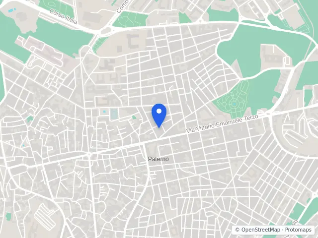Mappa di Paternò, Catania