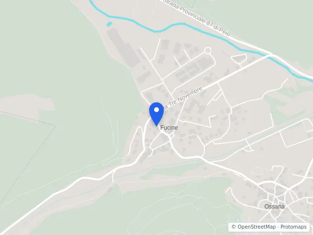 Mappa di Ossana, Trento