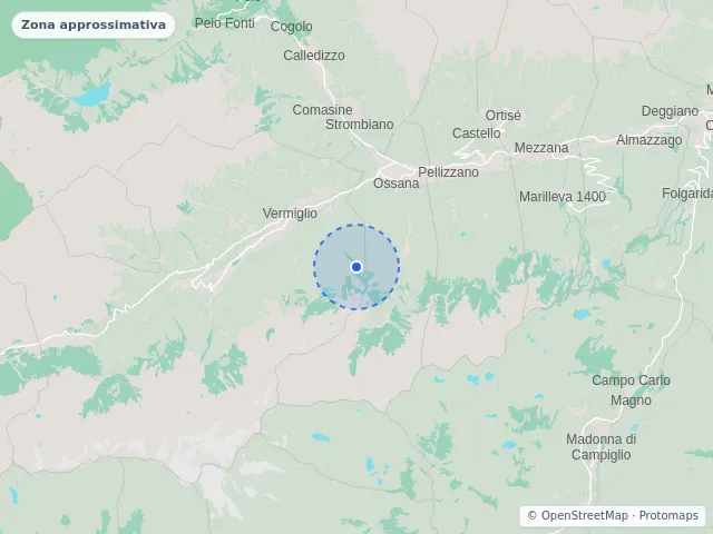 Mappa di Ossana, Trento