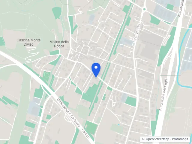 Mappa di Gallarate, Varese