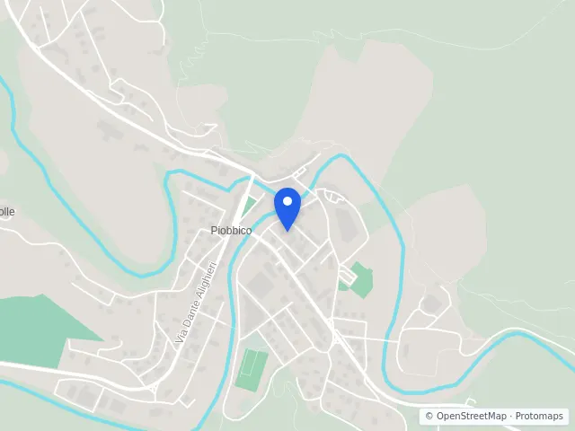 Mappa di Piobbico, Pesaro e Urbino