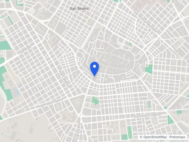 Mappa di San Severo, Foggia