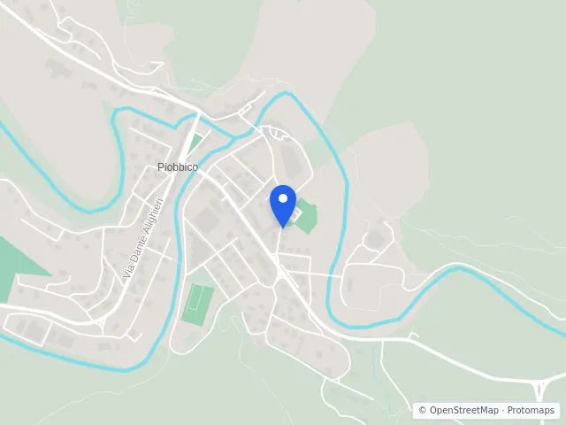 Mappa di Piobbico, Pesaro e Urbino