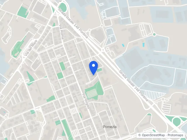Mappa di Pomezia, Roma