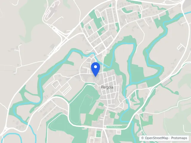 Mappa di Pergola, Pesaro e Urbino