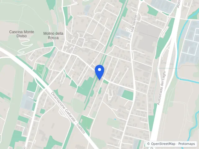 Mappa di Gallarate, Varese