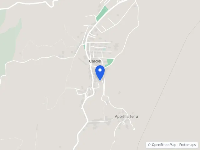Mappa di Carolei, Cosenza