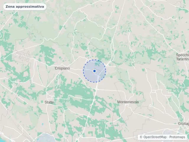 Mappa di Crispiano, Taranto