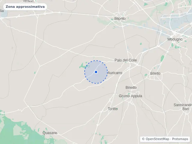 Mappa di Palo del Colle, Bari