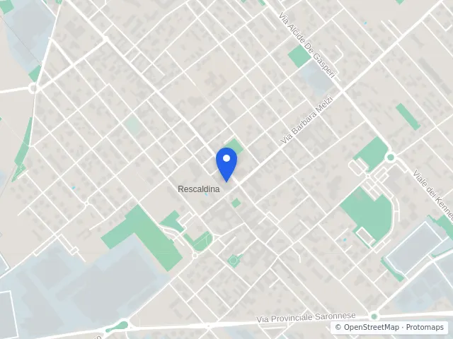 Mappa di Rescaldina, Milano